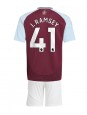 Aston Villa Jacob Ramsey #41 Domácí dres pro děti 2024-25 Krátký Rukáv (+ trenýrky)